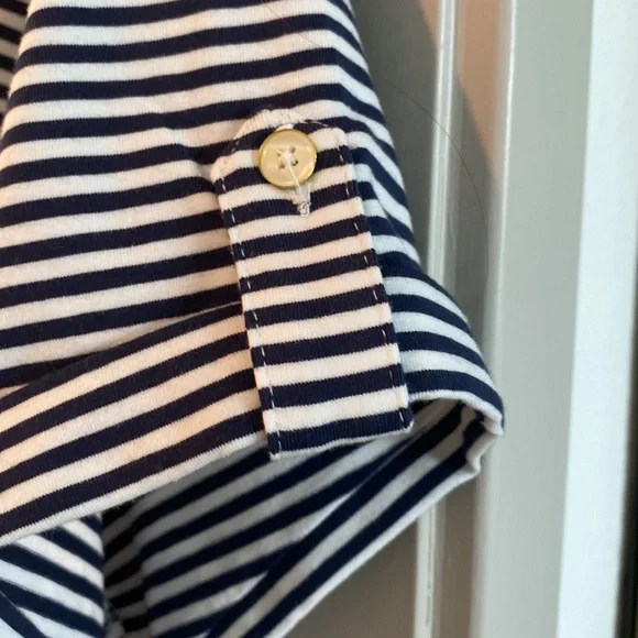 New without tag Navy white stripe smoke free pet free home - Picture 4 of 4